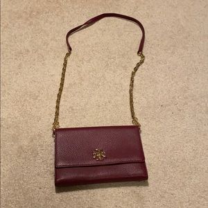 Tory Burch crossbody chain wallet